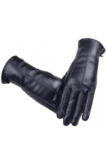 TJOIUY Gants dhiver Gants en Peau de Mouton pour Femmes Hiver Chaleur Plus Velours Court écran Mince Conduite Femme Couleur 
