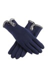 TJOIUY Gants dhiver Femme Hiver Velours Cachemire Doigt Complet Bouton Non inversé Couleur Unie Femmes Cyclisme écran Tactil