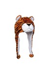 JK Home Mignon Bonnet Animal 3 en 1 Chapeau dhiver Velours Echarpe Gants Cache Cou Oreilles Ours Blanc