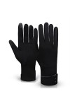 DDMINE Femmes écran Tactile Gants dhiver Automne Gants Chauds Poignet Mitaines Conduite Ski Coupe-Vent Gant Color : Wine Re