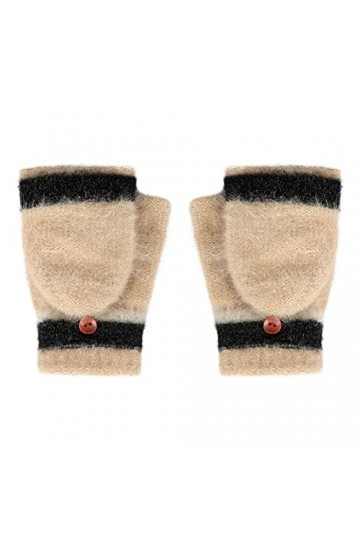 Mitaines dhiver pour femme en fausse fourrure,Mitaines convertibles et chaudes,Mitaines convertibles,Mitaines pelucheuses,Do