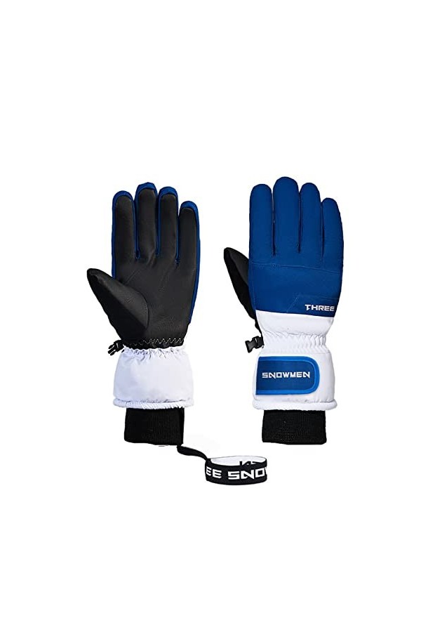 Gants dhiver chauds pour femme - Écran tactile - Doublure en polaire - Gants de sport chauds et coupe-vent - Gants dhiver c