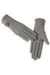 Hiver Chaud Gants à Ecrans Gants épais doublés Tactiles en Peluche Plus Chaud Gants Doublés anti-glisse hivernales pour le sp