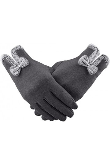 Femmes Hiver Polaire Gants Coupe-Vent Tricot Doublure Chaude Chaud écran Tactile Gants Dames Gants Coupe-Vent Gants de Moto 