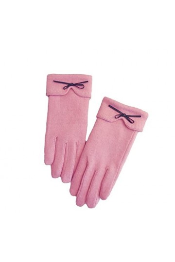 Gants en cachemire pour femme, gants chauds et doux avec doublure en cachemire, jolis gants en cachemire avec nœud pour lhiv