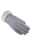 Hiver Chaud Gants à Ecrans Tactiles anti-glisse hivernales pour le sport en plein air Conduite Gants