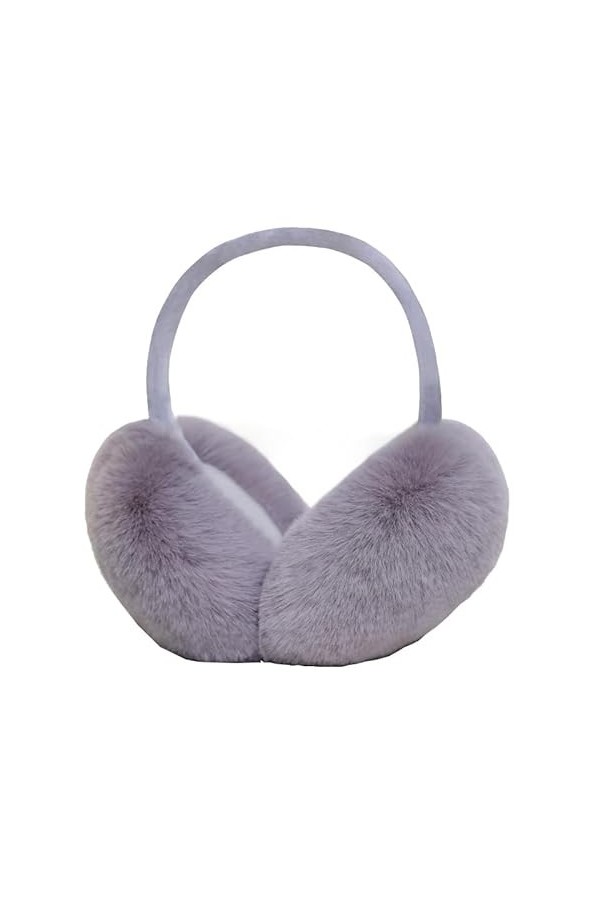 WOIRROIP Cache Oreilles en Peluche pour Femme，Cache Oreilles Femme Mignon Cache Oreilles Pliables Doux Cache Oreilles Chauds 