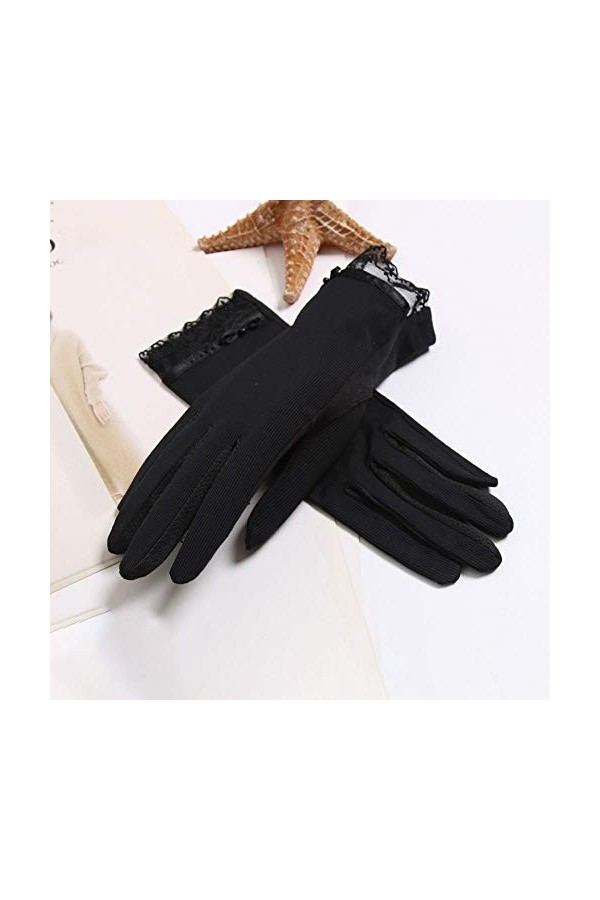 Yoaodpei Summer Equiting Tram, Mité De Protection UV, Conduite, Protection Solaire, Débit Antidérapant Mitten De Doigts, Prin