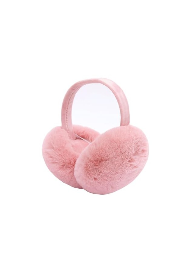 WOIRROIP Cache Oreilles en Peluche pour Femme，Cache Oreilles Femme Mignon Cache Oreilles Pliables Doux Cache Oreilles Chauds 