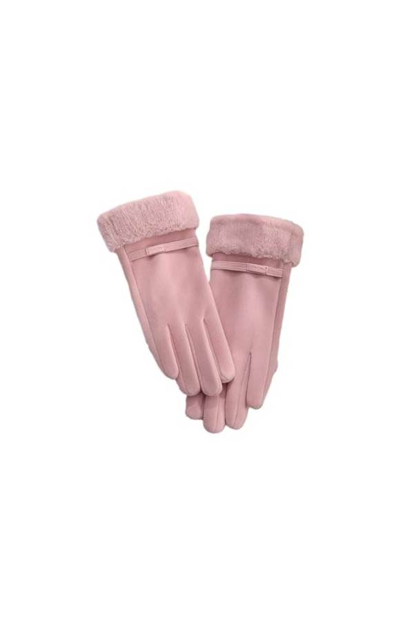 SMED Gants Chauds pour Femmes avec écran Tactile en Velours Gants résistants au Froid pour Le Cyclisme en Plein air et Les vé