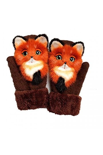 Cartoon Gants dhiver pour animaux dautomne et dhiver chauds avec une variété de gants en peluche pour homme et femme Acces