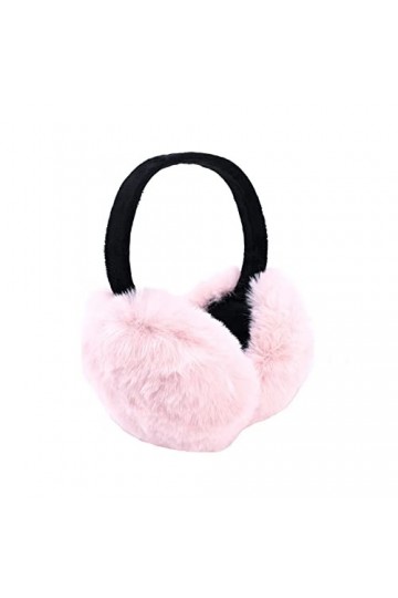 GLAITC Couvre-oreilles,Cache-oreilles en Peluche Pliable,Chauffe-oreilles Hiver Chaud Couvre-Oreilles Earmuffs Réglables Doux