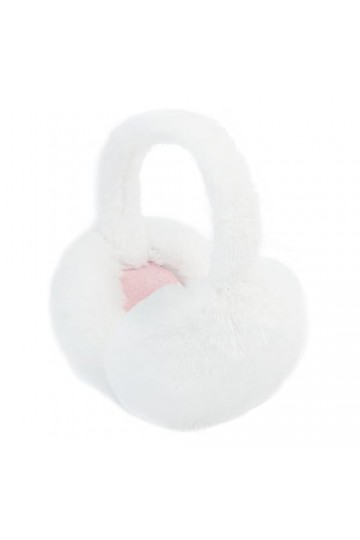 SEYUFN Cache Oreilles Femme Pliables Cache Oreille Fourrure Pelucheux dHiver Cache-Oreilles Fille Chauds Chauffe-Oreilles Do