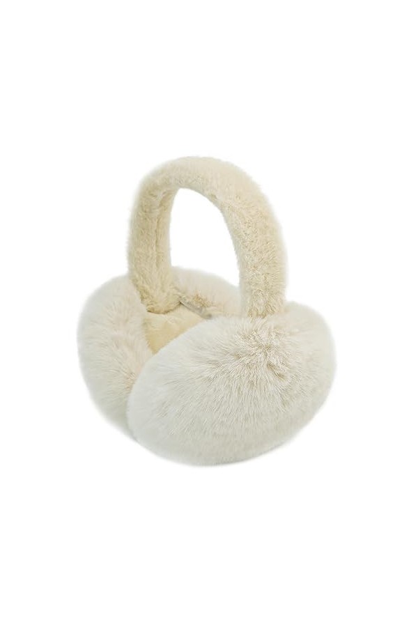 SEYUFN Cache Oreilles Femme Pliables Cache Oreille Fourrure Pelucheux dHiver Cache-Oreilles Fille Chauds Chauffe-Oreilles Do