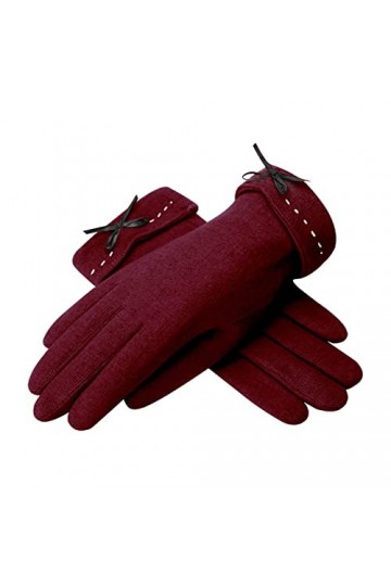 XAMIO Gants Dhiver Pour Femmes Mitaines Thermiques À Écran Tactile Doublure En Laine Chaude À Double Couche Pour Le Ski De P