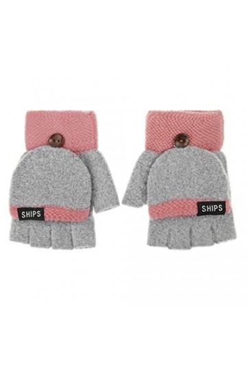 Mitaines tricotées convertibles pour femmes et filles - Mitaines flexibles - Mitaines dhiver thermiques chaudes et résistant