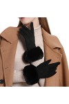 Keepwin Gants créatifs pour femme - Gants épais et chauds pour lhiver - Moufles chauffantes pour femmes par temps froid, a, 