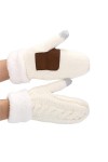 Mumuve Gants tactiles pour adultes - Mitaines chaudes avec poignets en peluche - Moufles décoratives pour femme - Fournitures