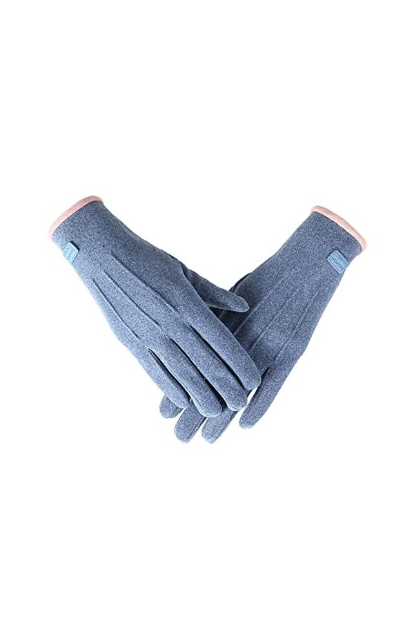 XAMIO Gants Thermiques for Femmes, Gant dhiver À Écran Tactile Mince, Chaud Et Doux, for Moufles Cyclisme Biking Course À Pi