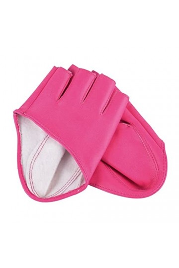 SYT-MD Gants, Mode Demi Doigt sans Doigt Puce Gants en Cuir Dames Conduite Voir Les Mitaines de Danse des pôles for Femmes C