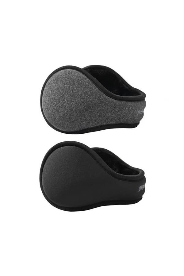 Dwenarry 2Pcs Cache Oreilles dHiver Réglables, Cache-oreilles réglables pour lExtérieur Cache-oreilles derrière la tête pou