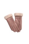 SMED Gants Chauds pour Femmes Chaton brodé en Velours Allemand Plus épaississement de Velours écran Tactile Anti-Froid pour v