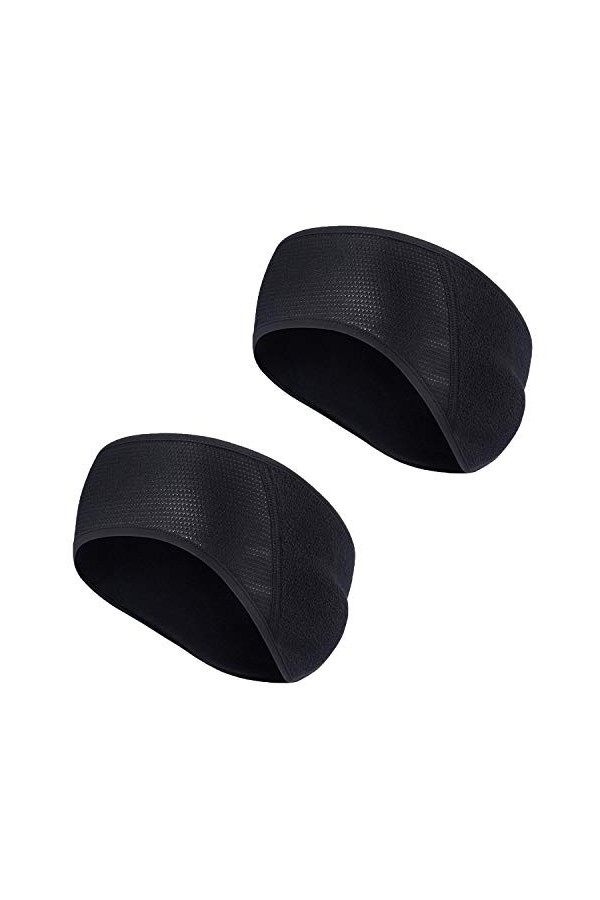 TAGVO Polaire Cache-Oreilles Bandeau, Coupe Léger Cache-Oreilles Bandeaux de Sports dhiver Bandeaux de Course pour Adultes H