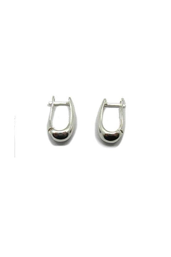 Élégant boucles doreille en argent massif 925 E000747