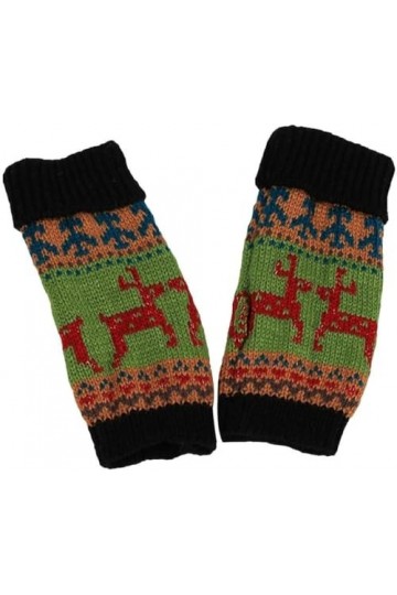 FLYIFE Unisexe Adulte Moufles Femmes Gants Fingerless Mode Tricoté Hiver Chaud Simple Glamorous Mitaines Gants Imprimé Modelé