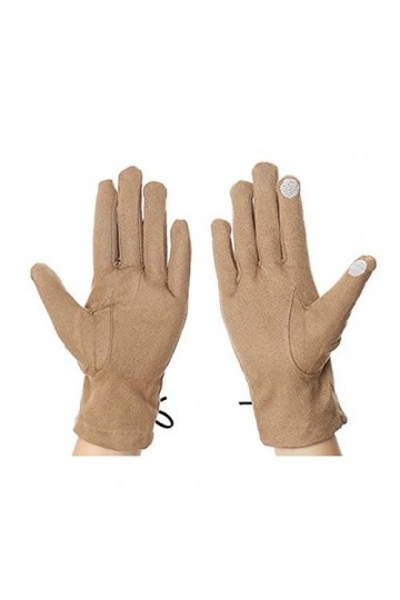 Gants Quotidiens Gants Vintage Femmes élégantes Gants dhiver décran de Conduite Tactile Chaud Mitts Pleine Doigt moufles Fi