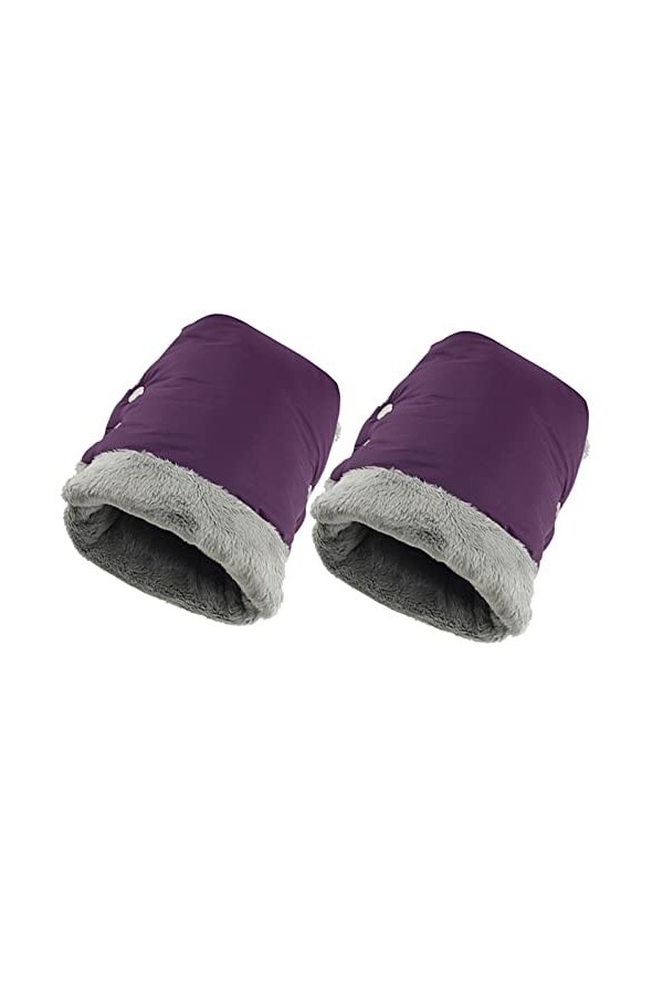 Chauffe-mains pour poussette - Gants avec polaire à lintérieur de la poussette - Respirants - Imperméable - Coupe-vent - Tai