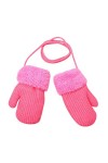 Gants tricotés Gants tricotés pour Enfants | Gants dhiver en Plein air pour bébés garçons et Filles, Gants Chauds à Corde, M