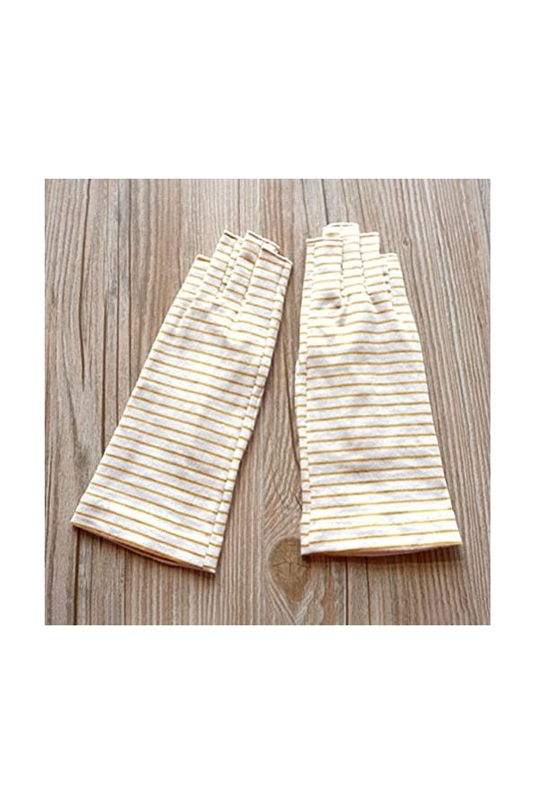 Yoaodpei 2021 Printemps/été Nouveaux Produits Dames Gants à Rayures Coton avec Un Gant de respirabilité Solide, Les Paumes so