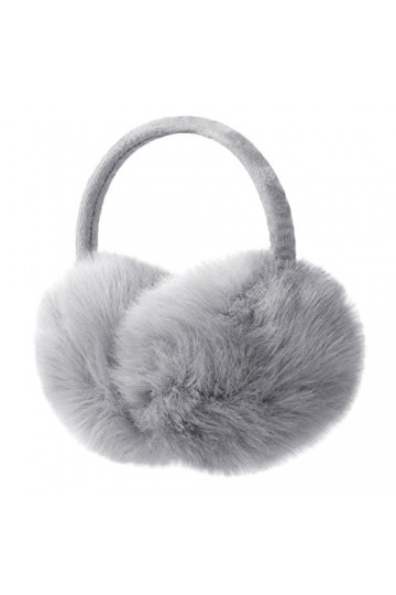 Justay Comf Cache-Oreilles Femme Homme Hiver Chauds Léger Cadeau Noël Fleece Ear Warmers Fourrure Peluche Extérieur Doux