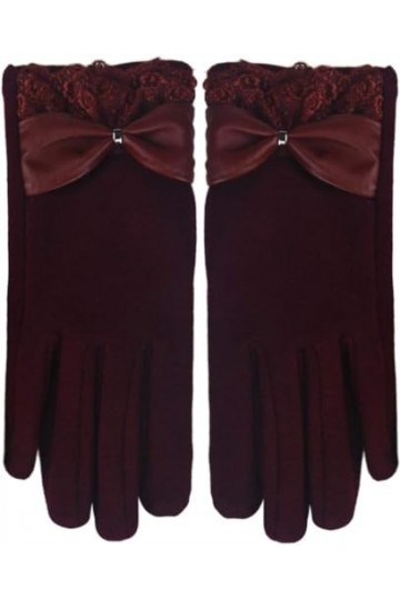 FLYIFE Gants Unisexe Adulte Moufles 1 Paire Hiver Chaud Simple Écran Tactile Glamorous Riding Drove Gants Femmes Gants Mitain