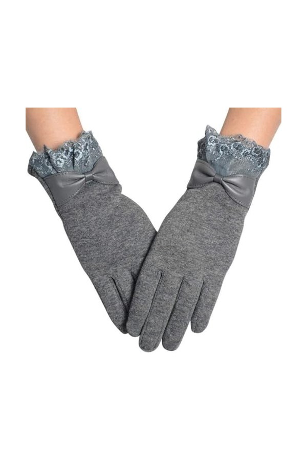 FLYIFE Gants Unisexe Adulte Moufles 1 Paire Hiver Chaud Simple Écran Tactile Glamorous Riding Drove Gants Femmes Gants Mitain