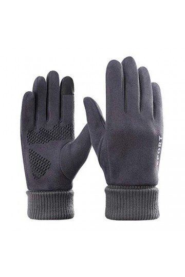 FUFU Moufles Gants en Cours dexécution Gants Anti-Slip imperméables à écran Tactile Color : Gray 