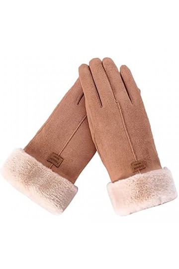 YJLGMM Nouvelle Mode Femmes Gants Automne Hiver Mignon mitat Chaud mitat Chaud Mitaines Femmes Gants de Sport en Plein air C