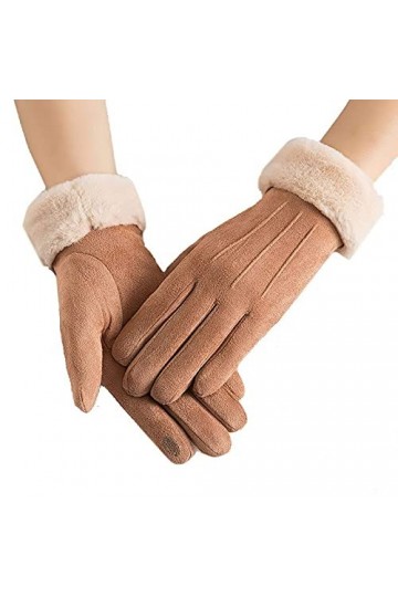 YJLGMM Nouvelle Mode Femmes Gants Automne Hiver Mignon mitat Chaud mitat Chaud Mitaines Femmes Gants de Sport en Plein air C