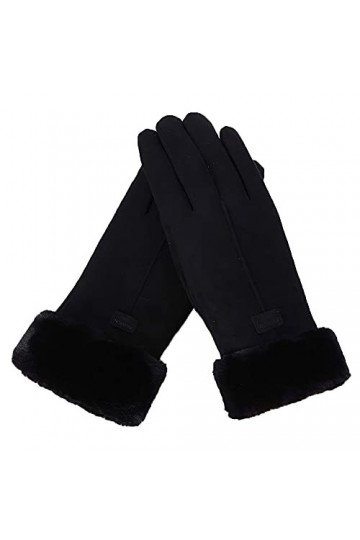 YJLGMM Nouvelle Mode Femmes Gants Automne Hiver Mignon mitat Chaud mitat Chaud Mitaines Femmes Gants de Sport en Plein air C