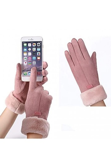 YJLGMM Nouvelle Mode Femmes Gants Automne Hiver Mignon mitat Chaud mitat Chaud Mitaines Femmes Gants de Sport en Plein air C