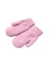JBIVWW Femmes dhiver épais Tricoté Double Couche Chaude Tricote des Mitaines Mignons Femme Gants avec Doigts Color : Light 