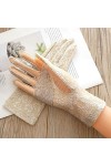 Yoaodpei 2021 Spring and Summer Nouveaux Produits Dames Coton Mince SUNSEUR Absorbant Absorbant Glove Respirant à moitié tour