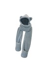 IBLUELOVER Ensemble 3 en 1 Chapeau Echarpe Moufle Femme Fille Bonnet Hiver Chaud en Peluche Chapeau Chapka Cagoules avec Foul