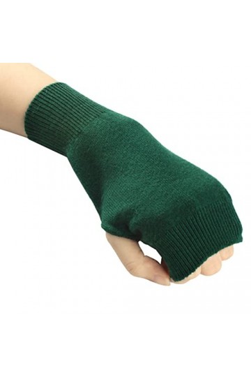 Larcele BZST-02 Gants pour femme en cachemire - Vert - taille unique