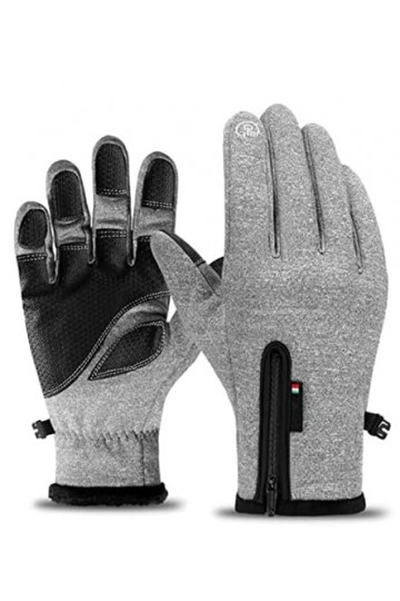 2022 Nouveauté Gants Hiver Femme, Moufles en Peluche Fille, Mitaine Thermique avec Poignets, Moufles de Ski Doublure Polaire 