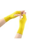 Larcele BZST-02 Gants pour femme en cachemire - Jaune - taille unique