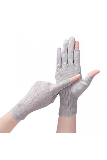 Conduite Gants de Protection Solaire Été Glace Soie Mince Hommes Et Femmes Gants De Cyclisme Gants Conduite Gants Anti-Transp