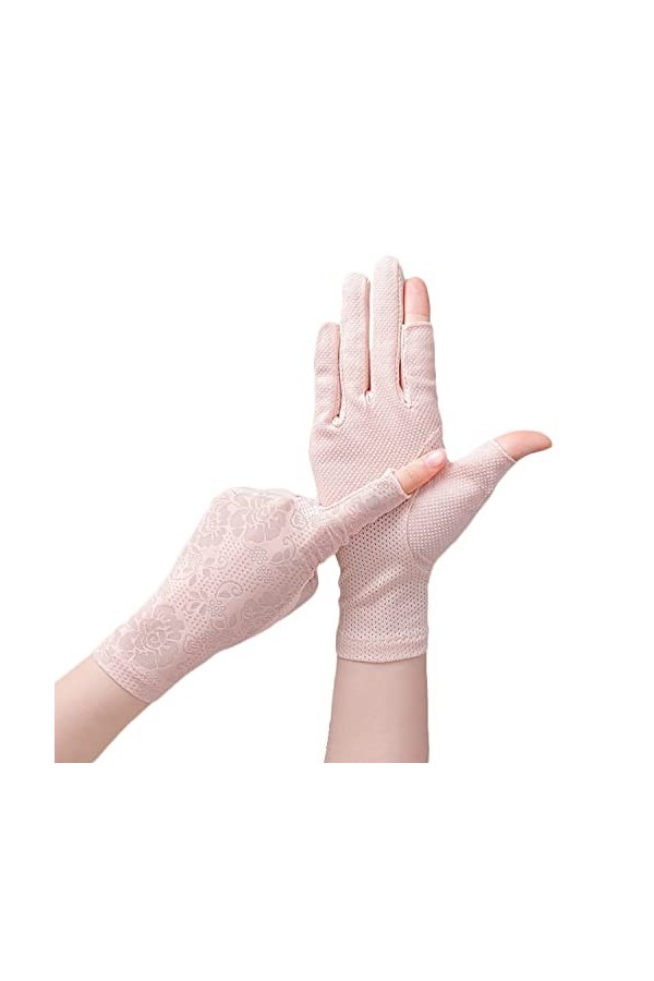 Conduite Gants de Protection Solaire Été Glace Soie Mince Hommes Et Femmes Gants De Cyclisme Gants Conduite Gants Anti-Transp