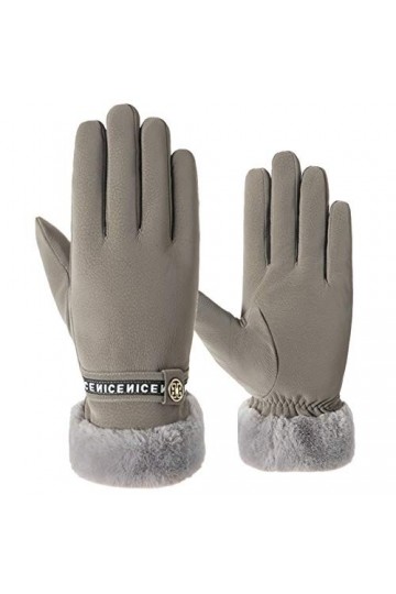 FUFU Moufles Gants Chauds Hivernaux pour Hommes Et Femmes, Poignée Antidérapante, Poignets Élastiques, Matériau Élastique Tri